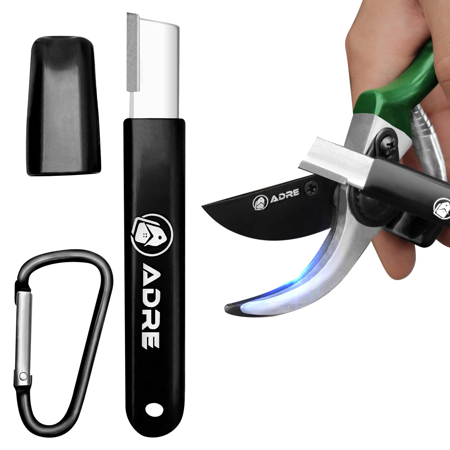 1pc Portable Tungsten Ceramic Carbide Knife Sharpener For Outdoor